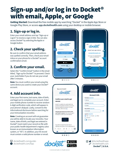 Sign-up and Login PDF preview