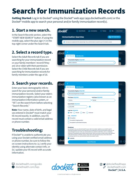 Immunization Search PDF preview